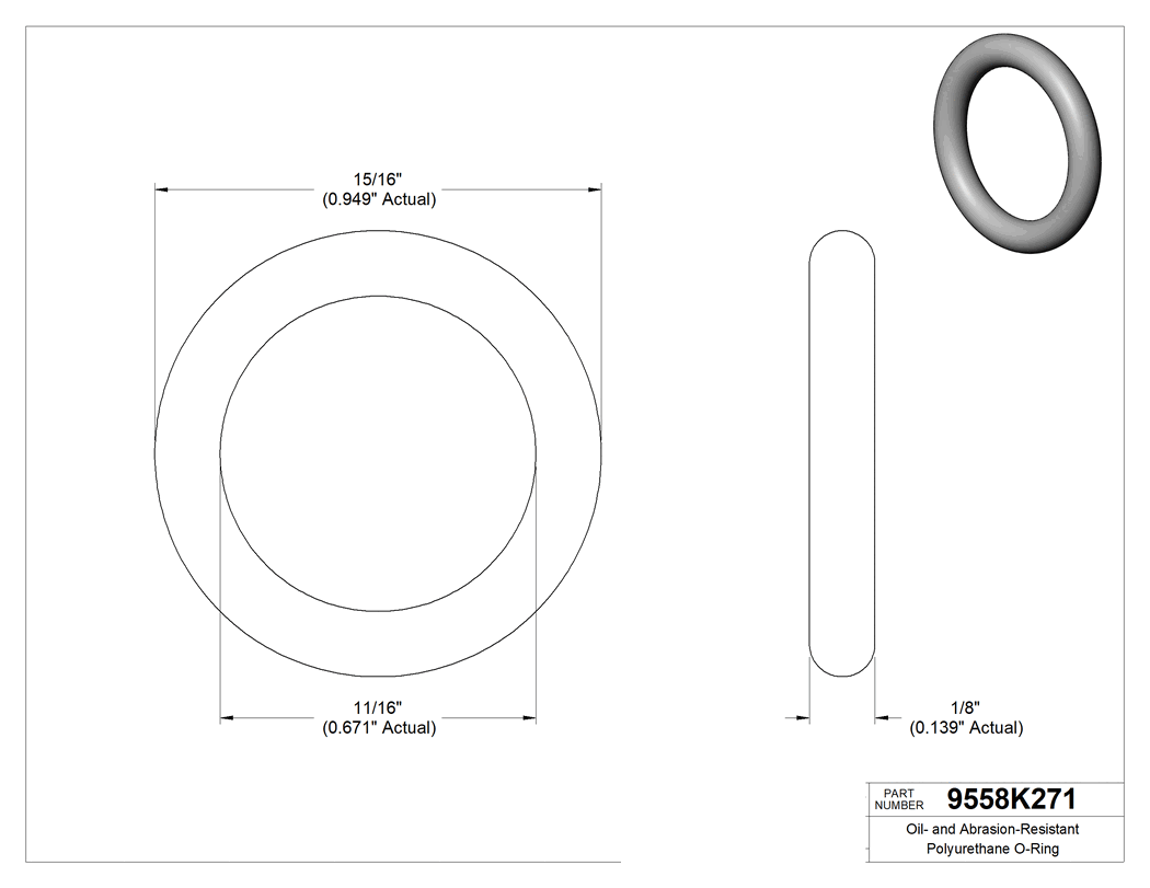 Technical drawing - 9558K271